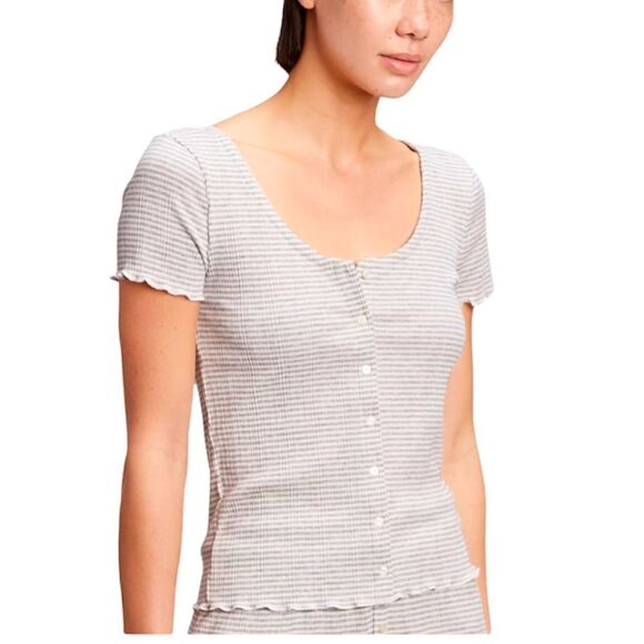 Soft Modal Striped Top - Picture 1 of 6